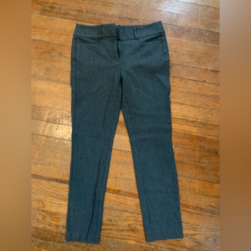 Blue-green dress pants